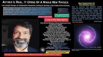 Aether Is Real, It Opens Up A Whole New Physics | Joseph George