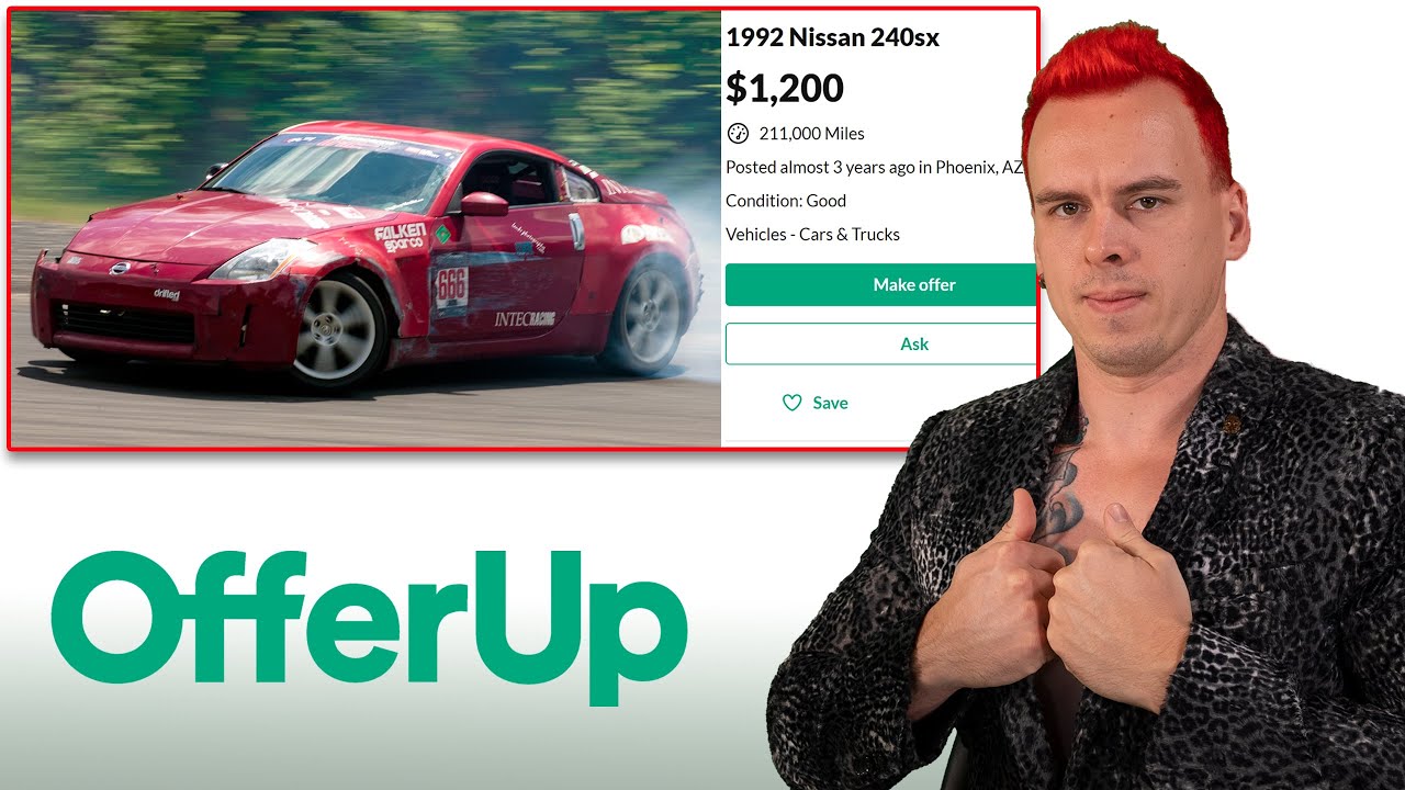Buying drift cars on OfferUp YouTube