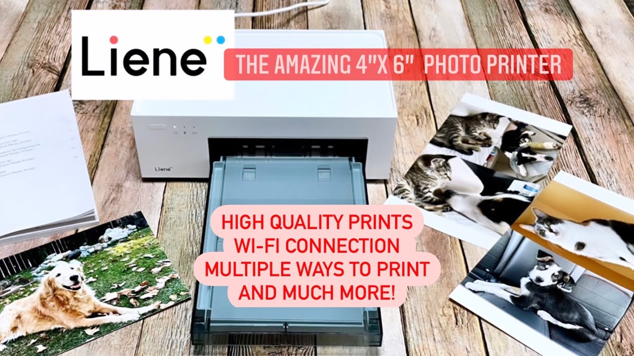 Liene 4"x 6" Photo Printer Review - HIGH QUALITY PRINTS! - YouTube