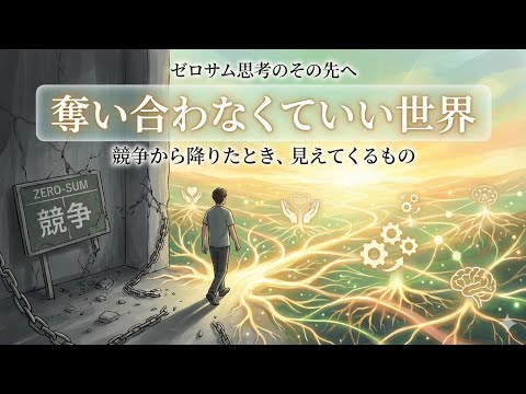 もう、奪い合わなくていい。ゼロサムゲームの幻想から抜け出す方法