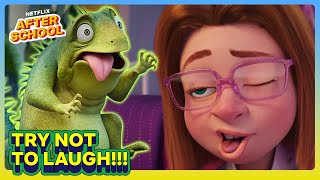 Try Not to Laugh: Leo’s Funniest Moments 🤣🦎 Leo | Netflix After School