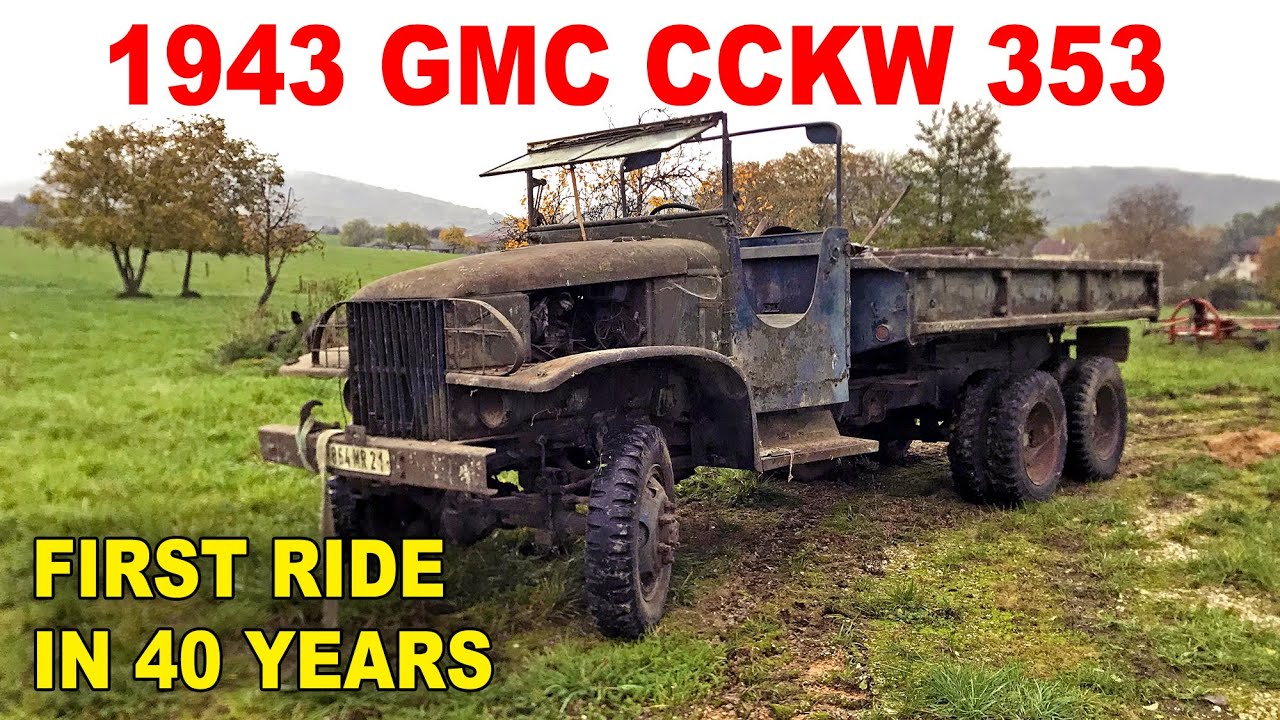 BARN FIND Abandoned 1943 WW2 GMC CCKW 353 Will It Run And Drive After
