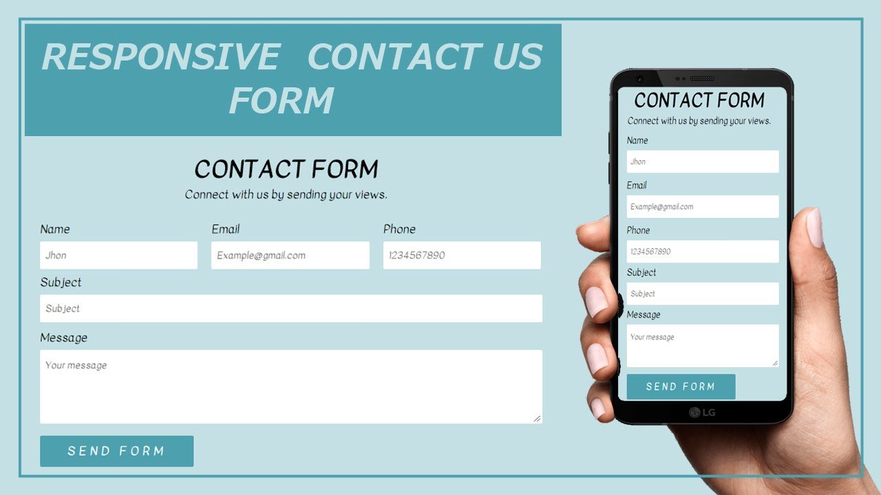 how-to-create-the-contact-form-using-html-and-css-responsive-contact