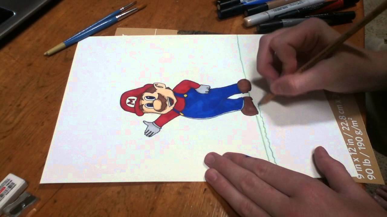 How to Draw Mario Episode 1 Part 2 YouTube