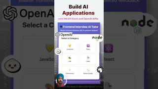 AI-Powered Frontend Interview Prep App | OpenAI | Javascript | React | system design #ai #aitools
