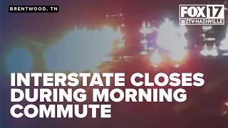 I-65 South in Brentwood shut down, expect traffic delays