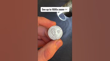 Unleash your curiosity with a powerful microscope #microscope #coins #fok