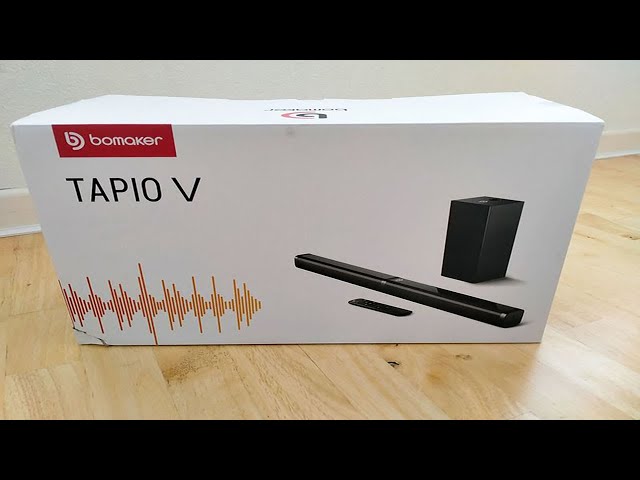 POWBUZZ Tapio V 2.1 Ch Soundbar with Subwoofer, 100W