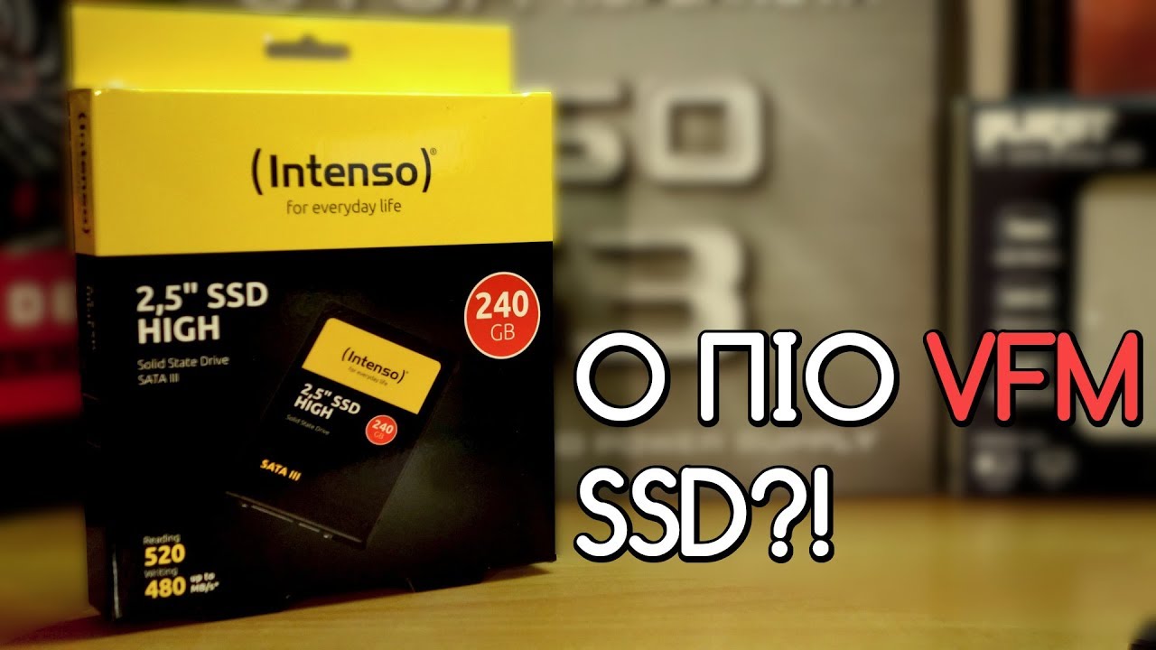 VFM YouTube Performance - High SSD?! - Intenso πιό Review 240GB Ο