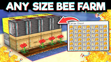 Minecraft Honey Block Farm: Easiest, Automatic, ANY SIZE! 1.17