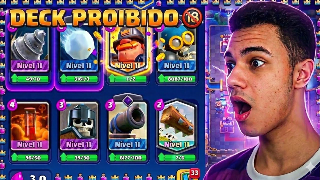 🔞O DECK PROIBIDO!! [CLASH ROYALE]