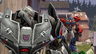 SFM - Optimus Prime vs Megatron and his Decepticons Transformers Fight Scene Animation