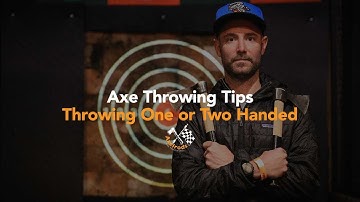 Axe Throwing Tips - One or Two Handed Throw