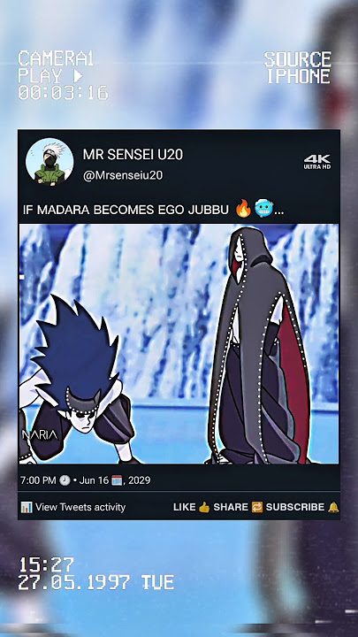 If Madara Becomes Ego Jubbu 🔥🥶... #madara