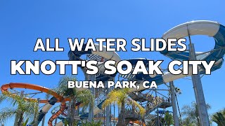 Knott's Soak City All Water Slides Compilation