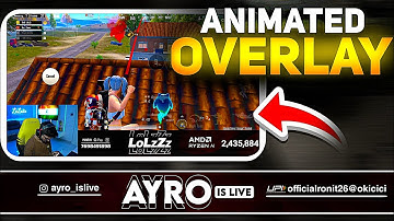How To Make Animated Overlays Like LolzZz Gaming🔥
