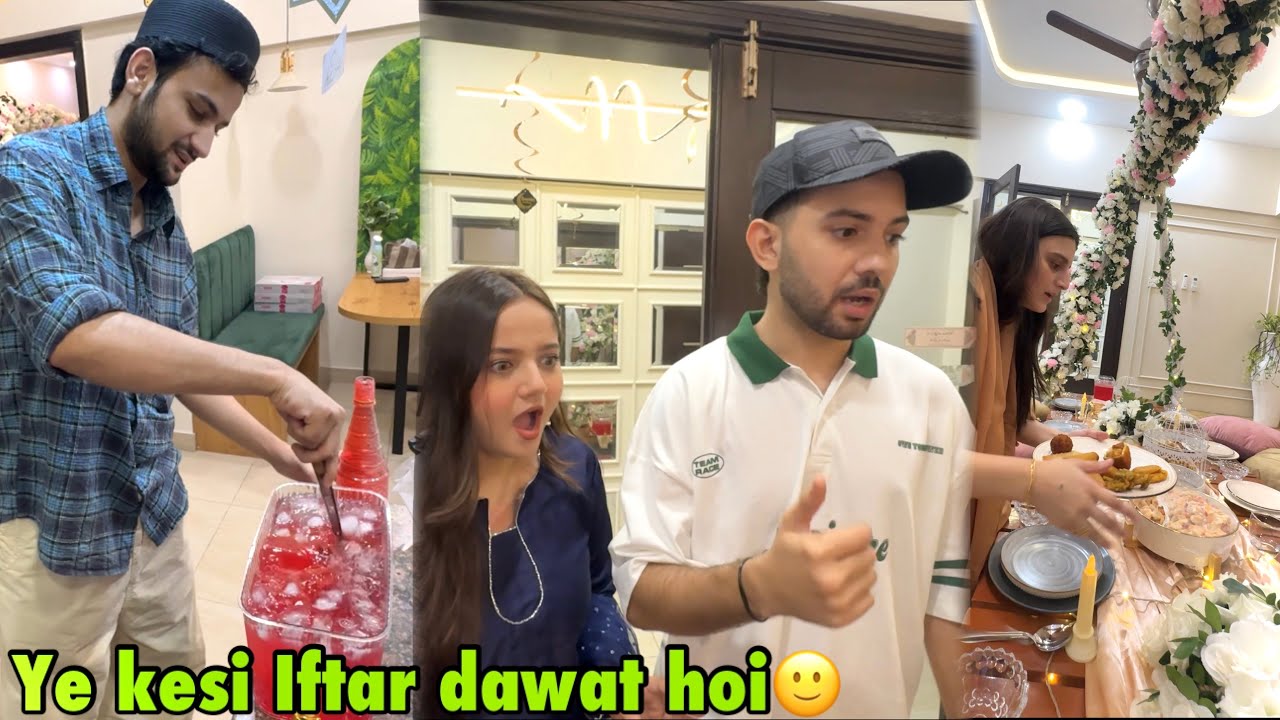 Doston ki Iftari dawat kari or koi dost Iftari par nhi aya🙂
