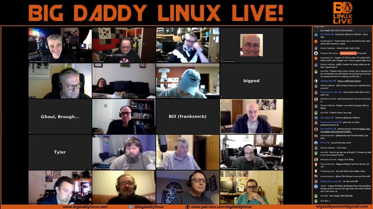 Daddy Linus Big Daddy Linux Live! 11-30-19 (8pm EST) - YouTube
