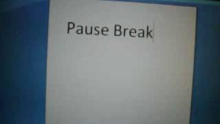 Pause Break