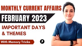 February 2023 Important Days & Theme | Monthly Current Affairs 2023 | With Mnemonics screenshot 4