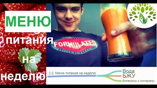 Меню. Меню питания. Меню на неделю. Здоровье. Питание. | Евгений Харченко Меню. Меню питания. Меню на неделю. Здоровье. Питание. | Евгений Харченко