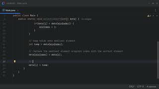 DEMO: Bubble & Selection Sort Implementation