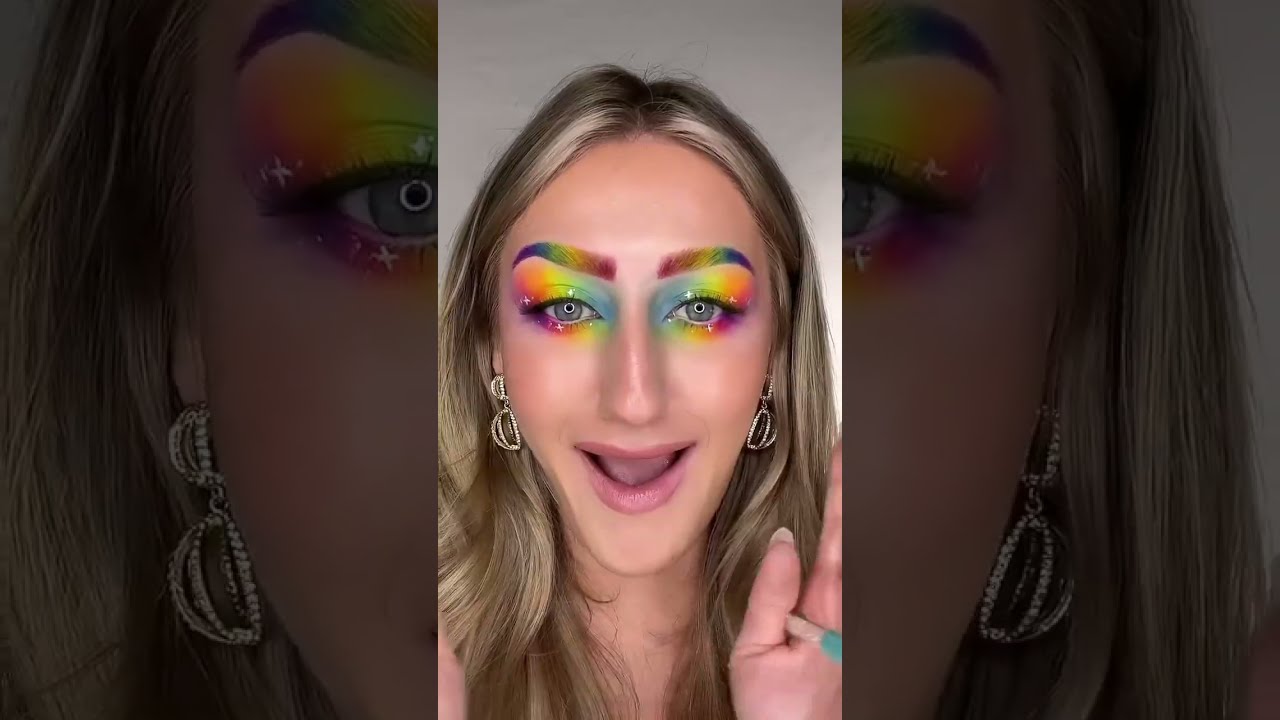 Letting These Pride Filters Choose My Makeup Again Makeuptutorial Makeuplook