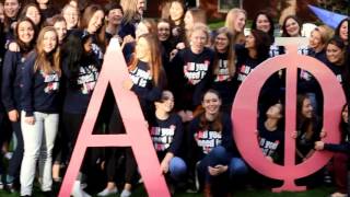 Willamette Alpha Phi Bid Day 2015