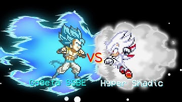 Hyper Shadic Vs Gogeta Ssjblue Evolution FINAL PART [Sticknodes Sprite Animation]