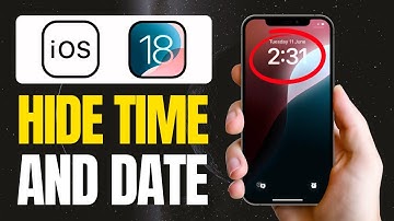 How To Hide Date & Time On iPhone Lock Screen! (2024)