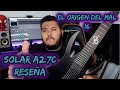 Електрогітара Solar Guitars A2.7C CARBON BLACK MATTE