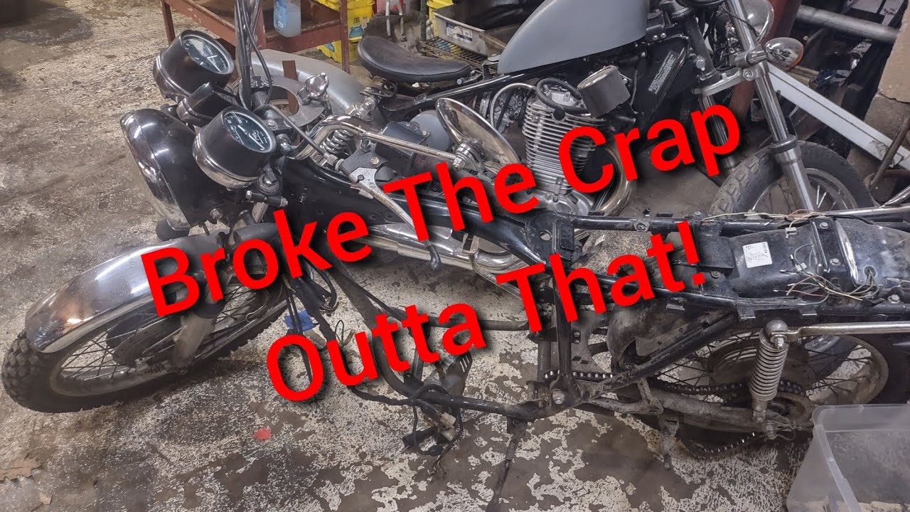 Снятие и разборка двигателя CB 360