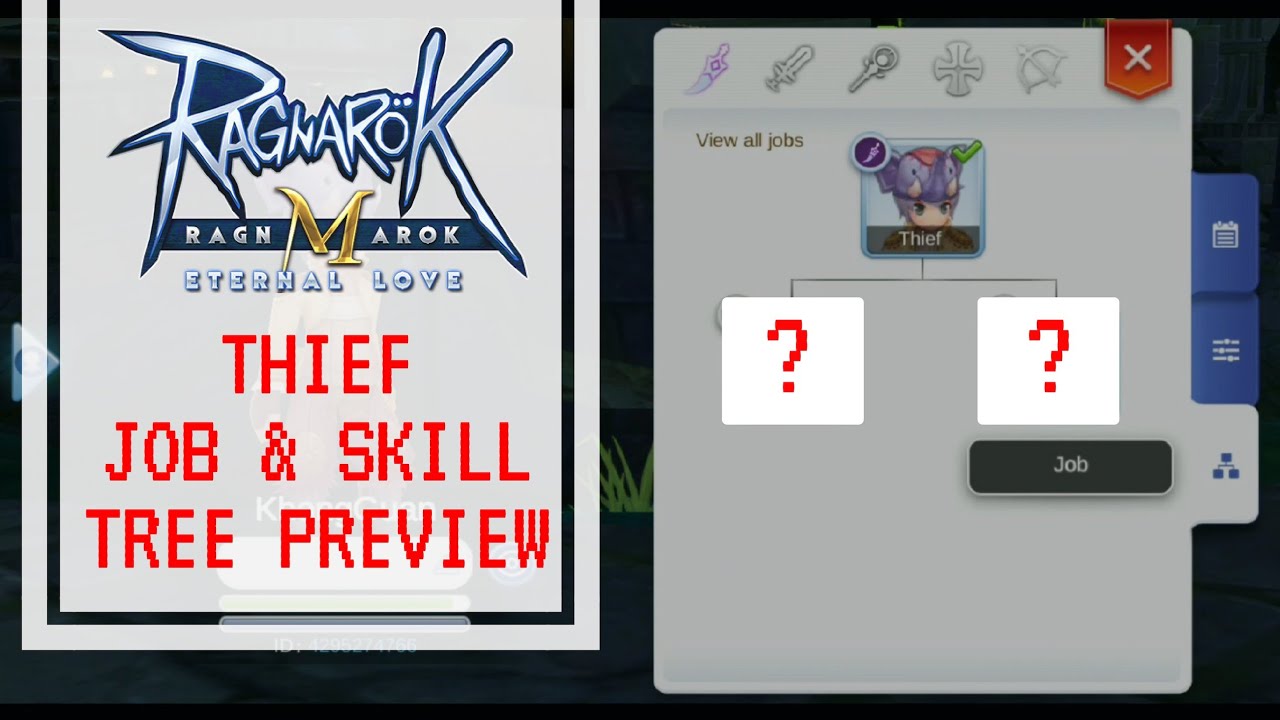 ragnarok skill tree 2022 Ragnarok M: Eternal Love | Thief Job \u0026 Skill Tree
