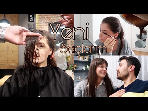 GÜNLÜK VLOG🤡Yeni saçlarım ve Bizimkilerin Tepkisi, Sufle tarifi, Günlük makyajım🍃