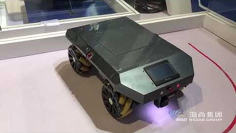Mecanum Wheel HSOAR Group Robotics in Exhibition CIIF Robot