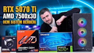 ORTA SEGMENT SİSTEM: RTX 5070 Ti 16GB PC Toplama