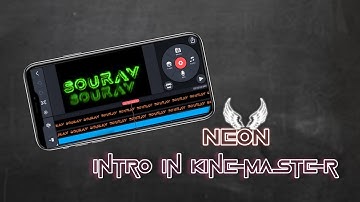Neon Text  Intro in Kinemaster | #intro #introinkinemaster