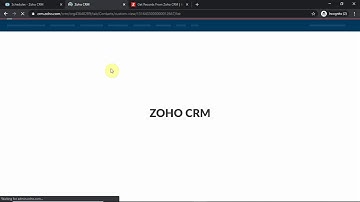 Zoho CRM Custom Function for Scheduler to Update Records 2020