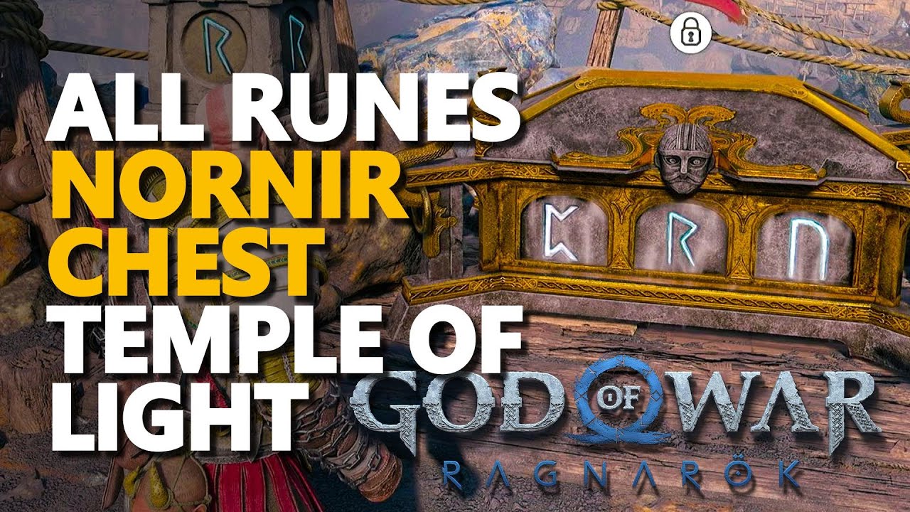 Temple of Light Nornir Chest Runes God Of War Ragnarok - YouTube