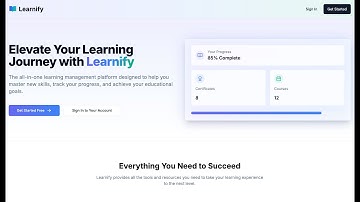 Learnify - Video Demo