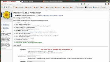 How to install mediawiki on ubuntu.ogv