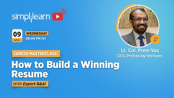 🔥Career Masterclass: How to Build a Winning Resume | Resume Format For Freshers | 2026 | Simplilearn