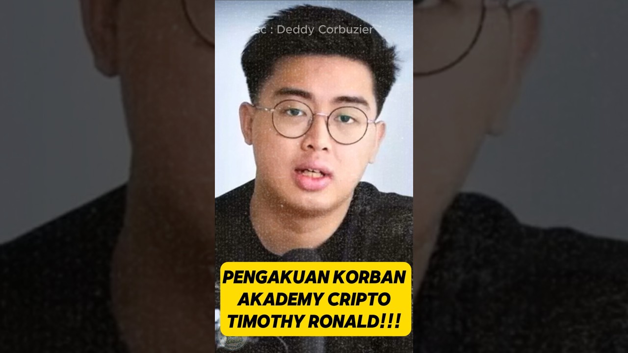 Pengakuan korban koin manta Timothy Ronald 