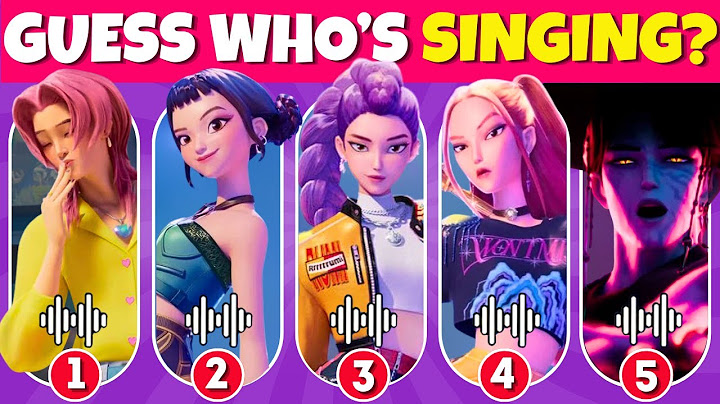 Guess Who's Singing from Kpop Demon Hunters Movie 2025 ~ Jinu, Rumi, Mira, Joey, Gwi-Ma