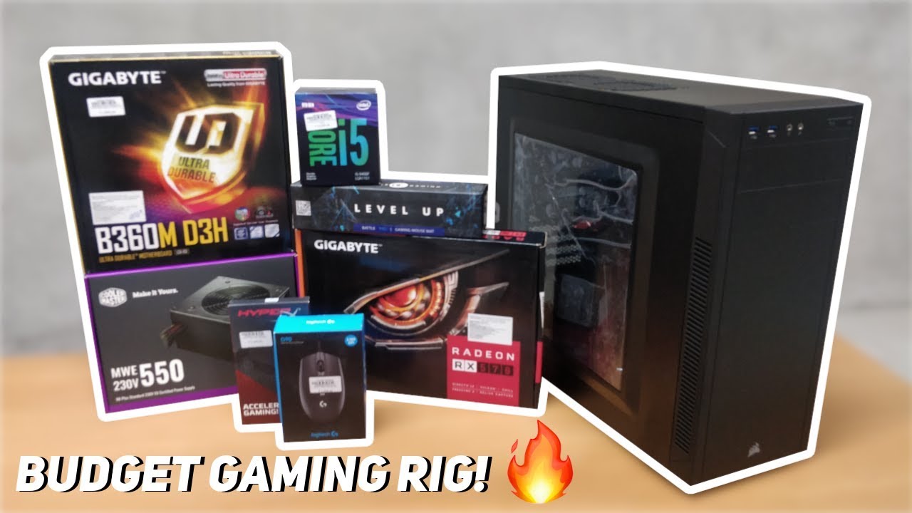 i5-9400F & RX 570 Budget Gaming PC | Time Lapse Build - YouTube