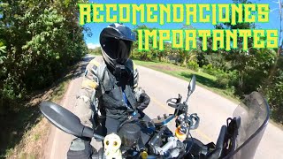 Recomendaciones al VIAJAR por Centroamérica en moto | Rapidín 002