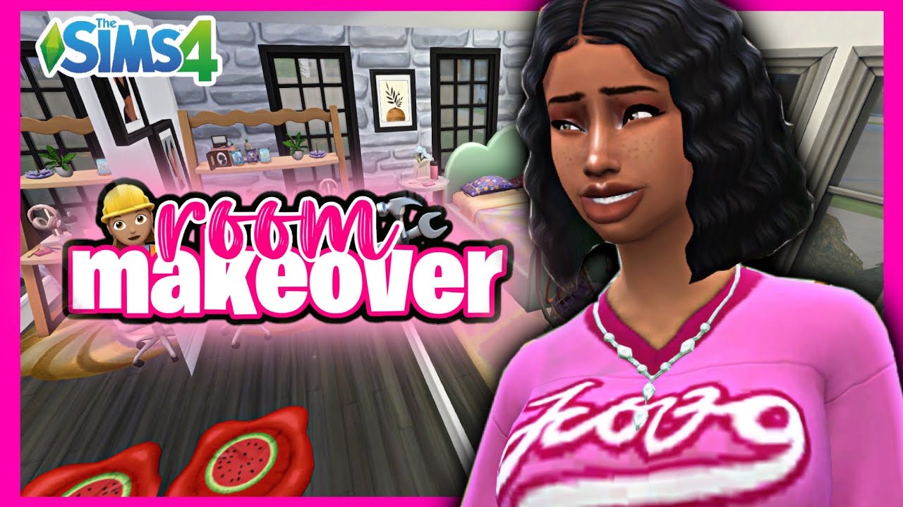 TEENAGE ROOM MAKEOVER😍🛠 💕TEEN MOM LIFE💕 ( Sims 4 Speed Build on Xbox