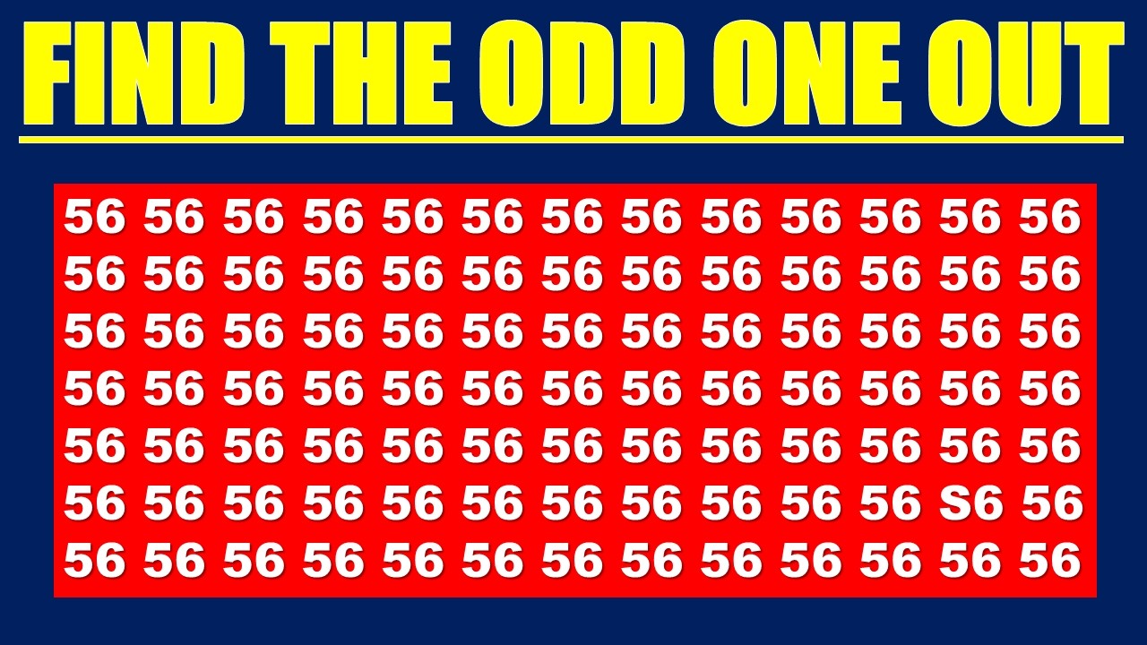 ❓👀Spot the Odd One Out 🧠 | Brain Test Quiz Challenge | 40 Tricky Puzzles