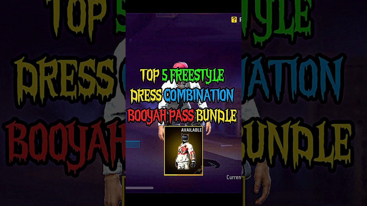 TOP 5 BEST DRESS COMBINATION WITH COAL ASH BUNDLE 😃| NEW BOOYAH PASS |🔥