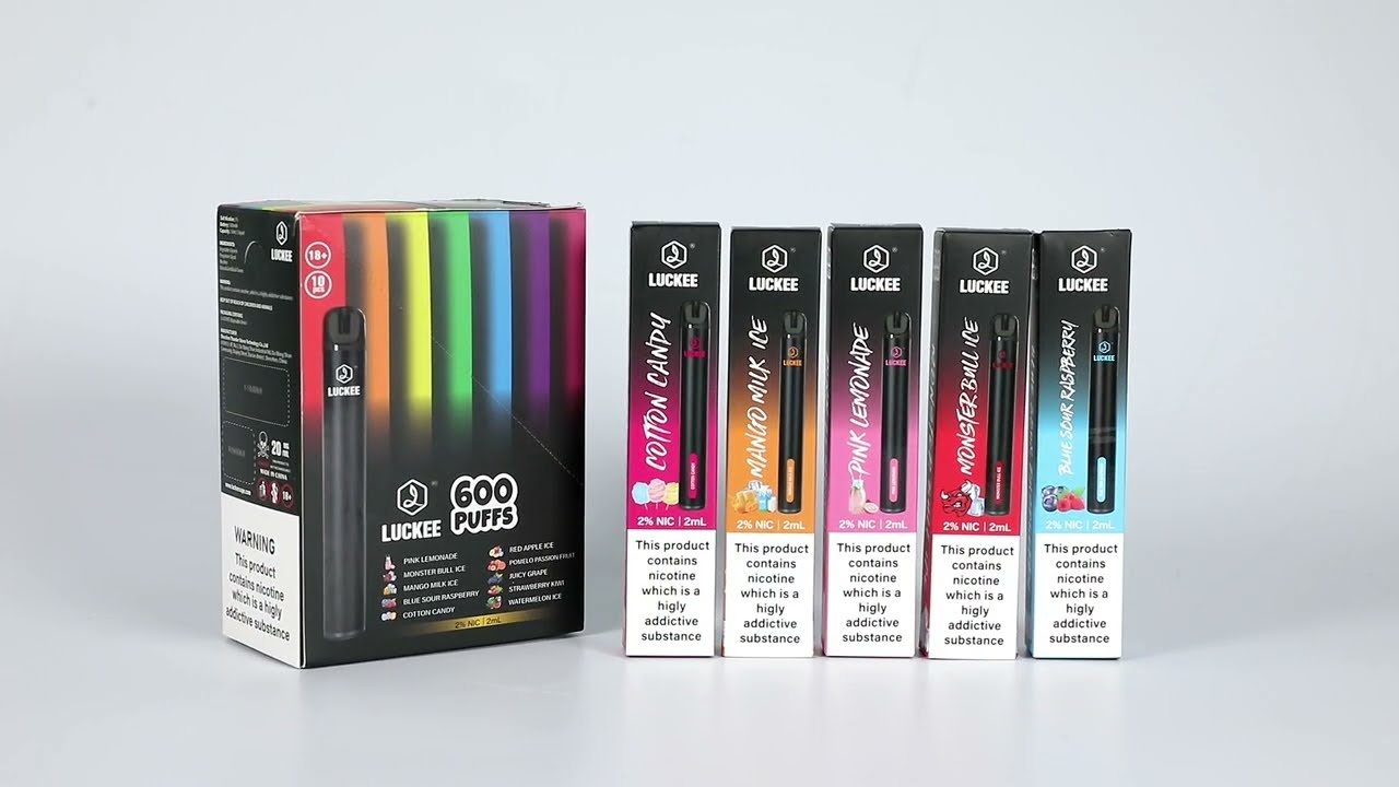 Tiny disposable vape pen | ideal vape pod system | LUCKEE 600puffs disposable pod presentation